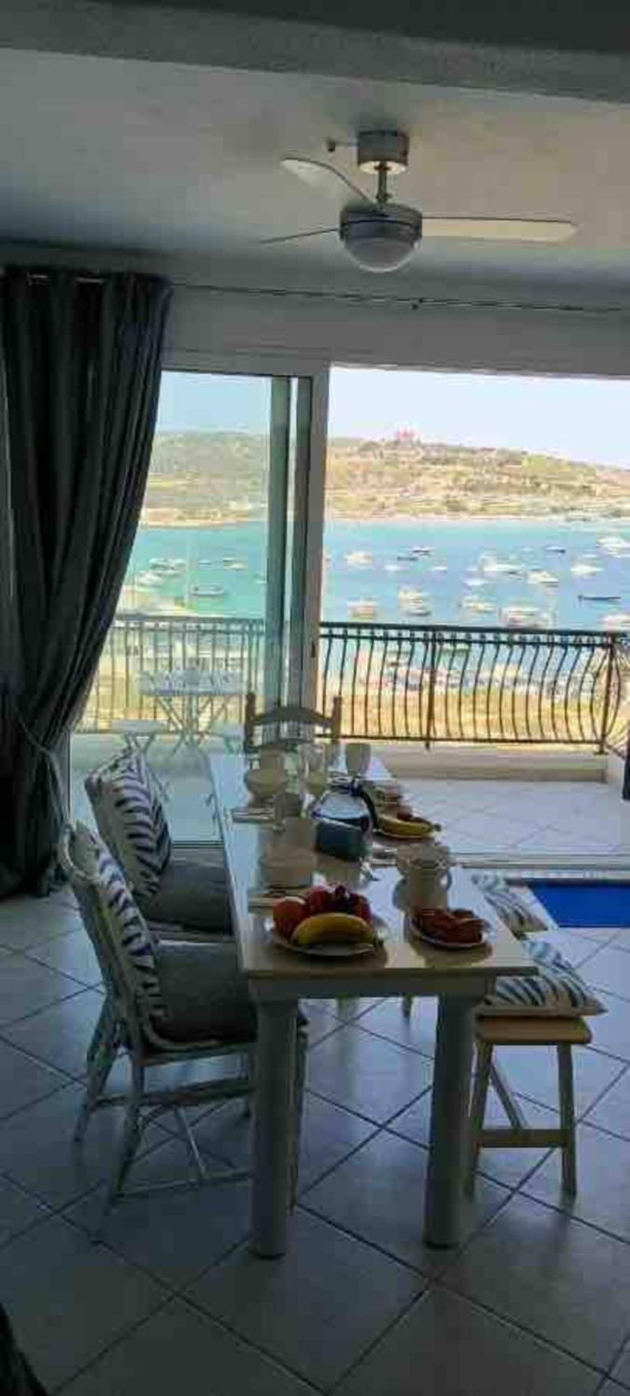 דירות Mellieha Bay Seafront With Spectacular Views3Bed מראה חיצוני תמונה